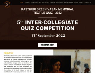 kasthurisreenivasanartgallery.com screenshot