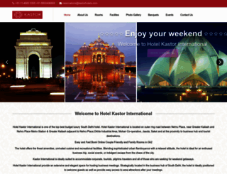 kastorhotels.com screenshot