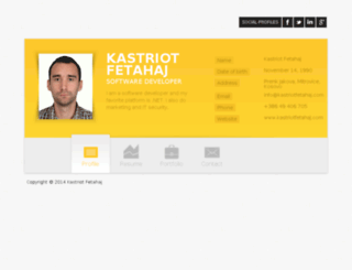 kastriotfetahaj.com screenshot