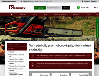 kasumex.cz screenshot