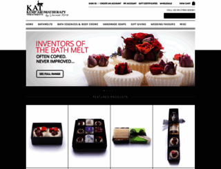 kat-aromatherapy.co.uk screenshot