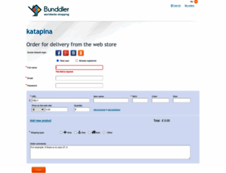 katapina.bunddler.com screenshot