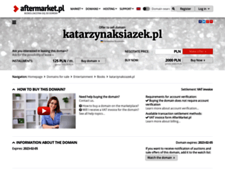 katarzynaksiazek.pl screenshot