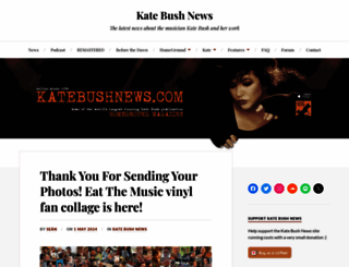katebushnews.com screenshot