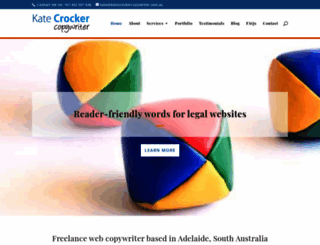 katecrockercopywriter.com.au screenshot