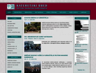 katehetski-nadbiskupija-split.net screenshot