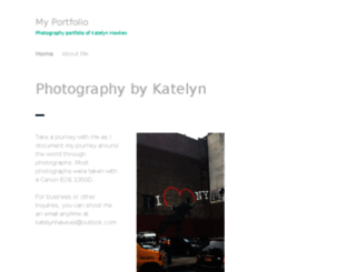 katelynhawkesportfolio.wordpress.com screenshot
