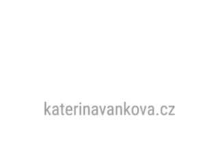 katerinavankova.cz screenshot