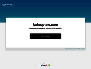 kateupton.com screenshot