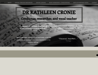 kathleencronie.com screenshot