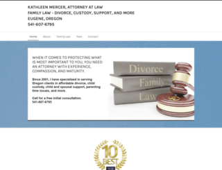 kathleenmercerfamilylaw.com screenshot