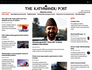 kathmandupost.com screenshot