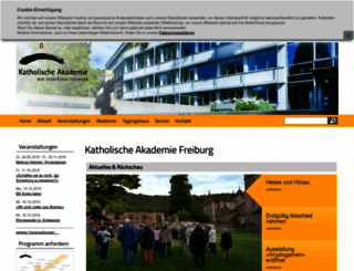 katholische-akademie-freiburg.de screenshot