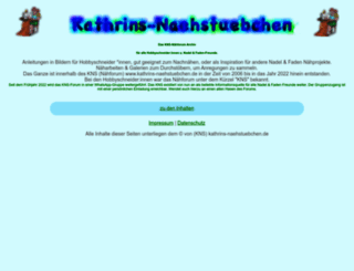 kathrins-naehstuebchen.de screenshot