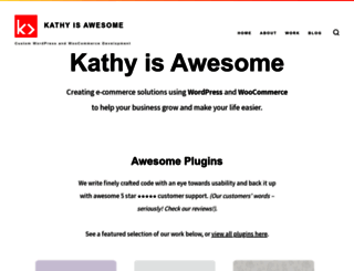 kathyisawesome.com screenshot