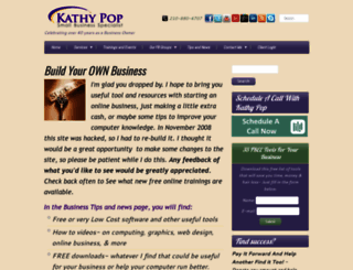 kathypop.com screenshot