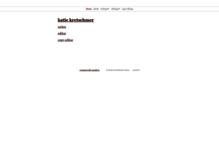 katiekretschmer.com screenshot