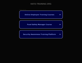 kato-training.org screenshot