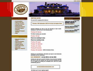 katoombachamber.com screenshot
