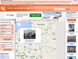 katowice.mapofpoland.pl screenshot
