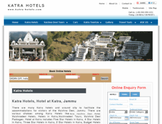 katra-hotels.com screenshot
