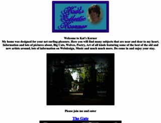 kats-korner.com screenshot