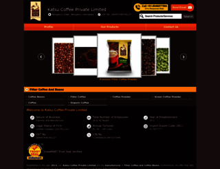 katsucoffee.co.in screenshot