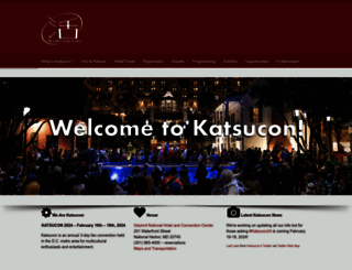 katsucon.org screenshot