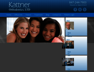 kattnerorthodontics.com screenshot