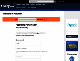 katy.com screenshot