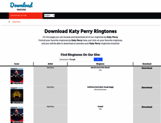 katyperry.download-ringtone.com screenshot