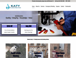 katyplumbingservice.com screenshot
