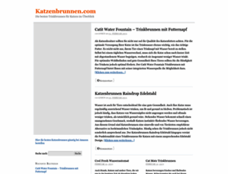 katzenbrunnen.com screenshot