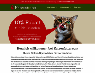 katzenfutter.com screenshot