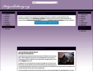 katzenhaltung.org screenshot