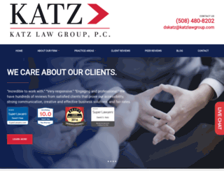katzlawgroup.com screenshot