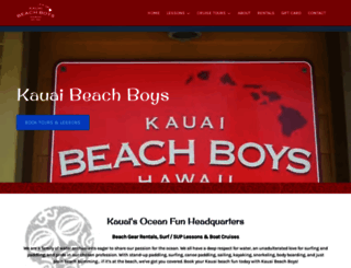 kauaibeachboys.com screenshot