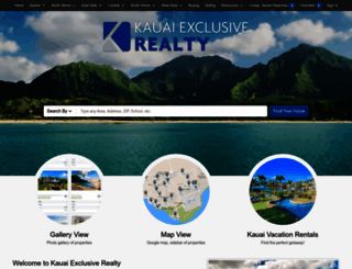 kauaiexclusiverealty.com screenshot
