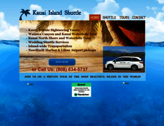 kauaiislandshuttle.com screenshot