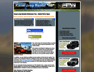 kauaijeeps.com screenshot