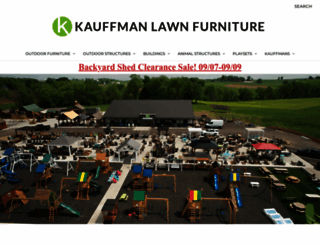 kauffmanlawnfurniture.com screenshot