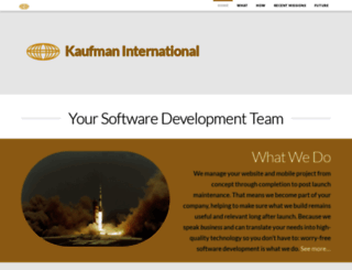kaufmaninternational.com screenshot