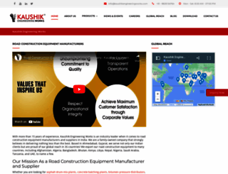 kaushikengineeringworks.com screenshot