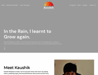 kaushikmahapatra.com screenshot