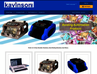 kavinson.com screenshot