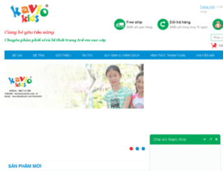 kaviokids.com.vn screenshot