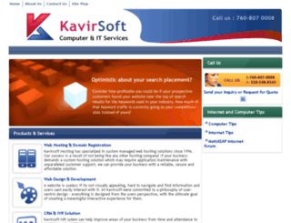 kavirsoft.com screenshot