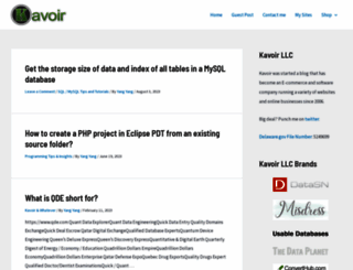 kavoir.com screenshot