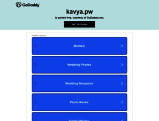 kavya.pw screenshot