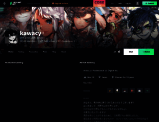 kawacy.deviantart.com screenshot